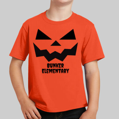 Youth T-Shirt - Fall Holidays - Jack O' Lantern Thumbnail