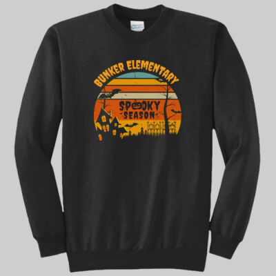 Adult Crewneck - Fall Holidays - Haunted House Thumbnail