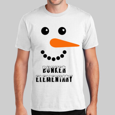 Adult T-Shirt - Winter Holidays - Snowman Thumbnail