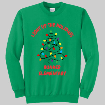 Adult Crewneck - Winter Holidays - Light Up - Red Thumbnail