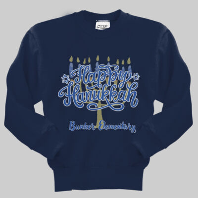 Youth Crewneck - Winter Holidays - Happy Hanukkah Thumbnail