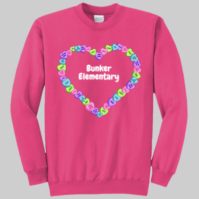 Adult Crewneck - Spring Holidays - Candy Hearts Thumbnail