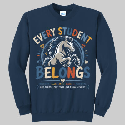 Adult Crewneck - Every Student Belongs Thumbnail