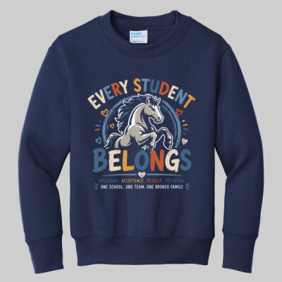 Youth Crewneck - Every Student Belongs Thumbnail
