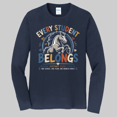 Adult Long Sleeve Shirt - Every Student Belongs Thumbnail