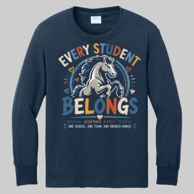 Youth Long Sleeve Shirt - Every Student Belongs Thumbnail
