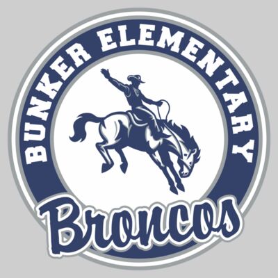 Bunker Elementary Broncos Logo Thumbnail