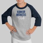 Youth Raglan T-Shirt - Bunker Thumbnail