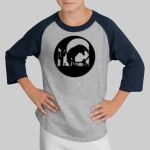 Youth Raglan T-Shirt - Bunker Thumbnail