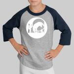 Youth Raglan T-Shirt - Bunker Thumbnail