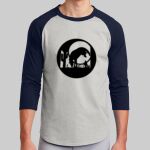 Adult Raglan T-Shirt - Bunker Thumbnail